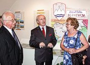 Slovinsk velvyslanec na vernisi vstavy v Mstskm muzeu